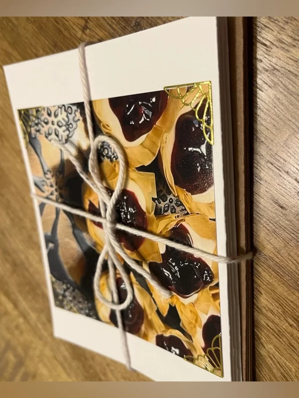 Assorted Dessert Photo Greeting Cards - Set of 4